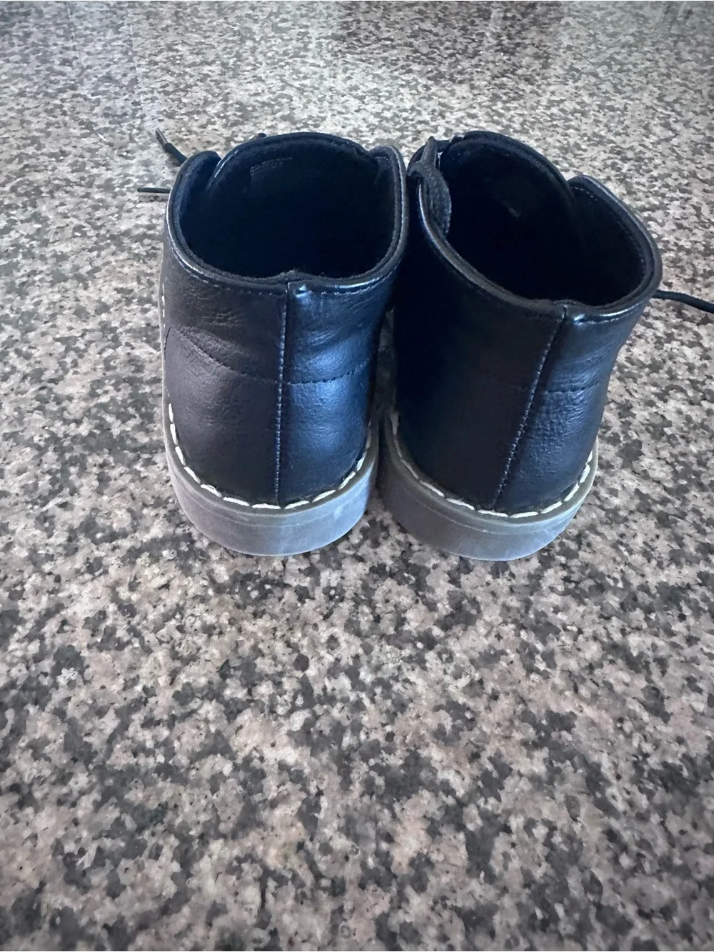 The Children's Place Boy's Black Lace up shoes